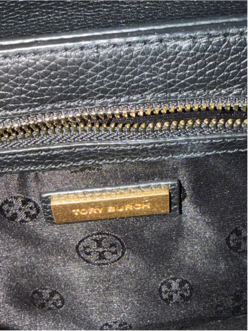 Women's Tory Burch Shoulder Bag One Size Black Gold